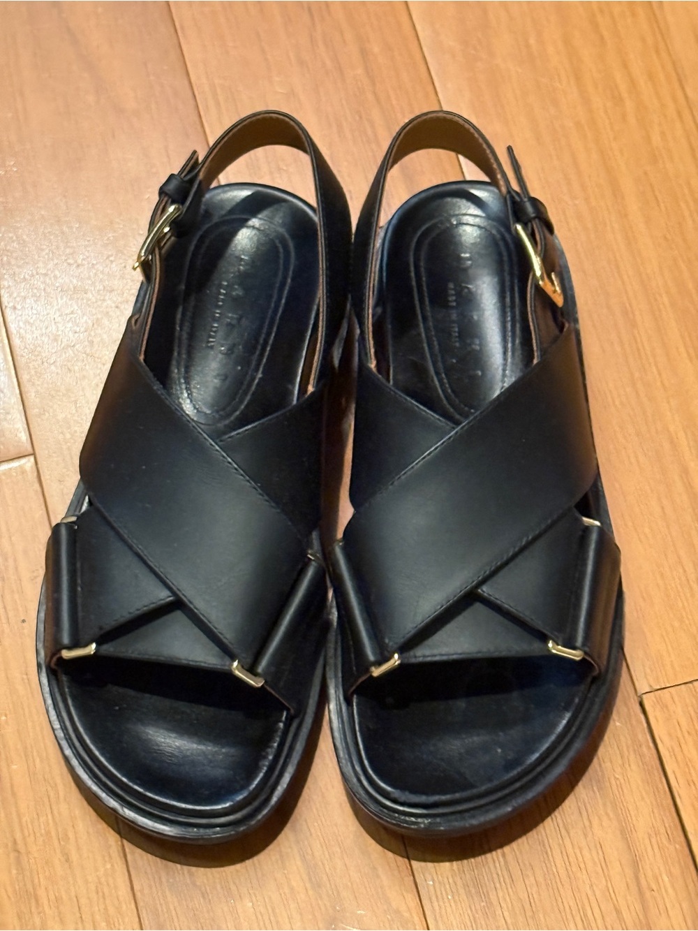 Marni Fussbett Black Women's Sandals